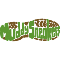 Muddy Sneakers logo footprint square medium