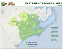 Eastern NC map