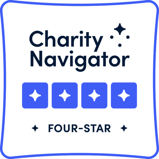 Charity Navigator Seal: Four-Star Rating